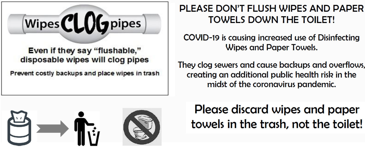 Wipes Clog Pipes – Harris County Municipal Utility District No. 367
